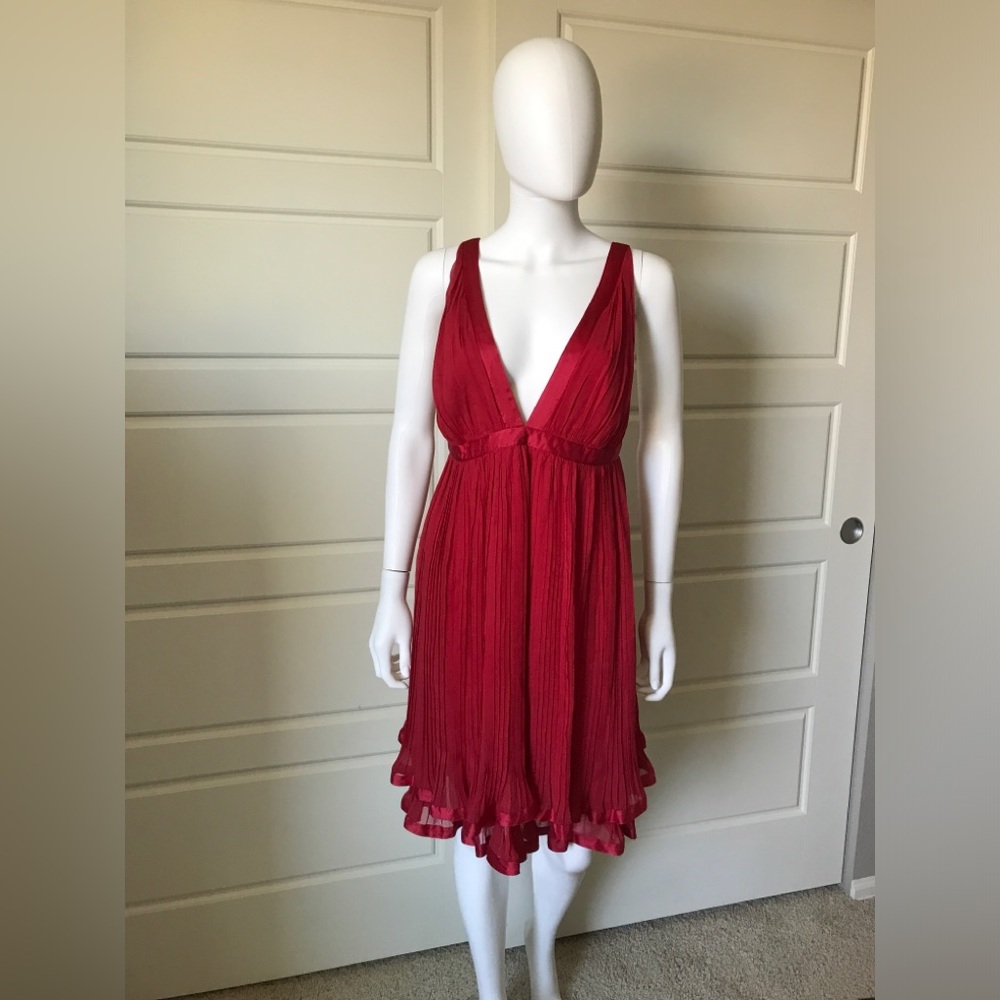 NWT Size L Foley + Corinna silk red dress homecoming/prom/wedding/bridesmaid